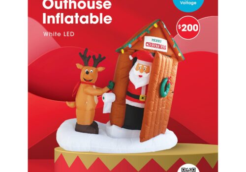 Animated Outhouse Inflatable
