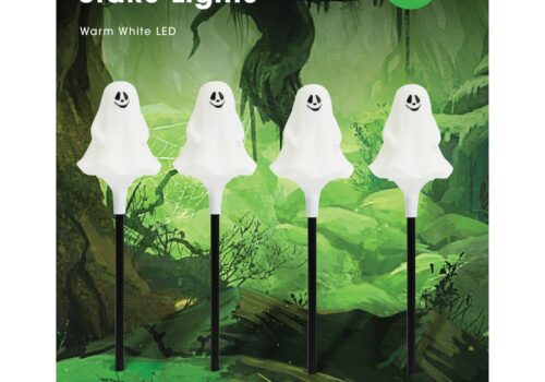 4 Ghost Stake Lights
