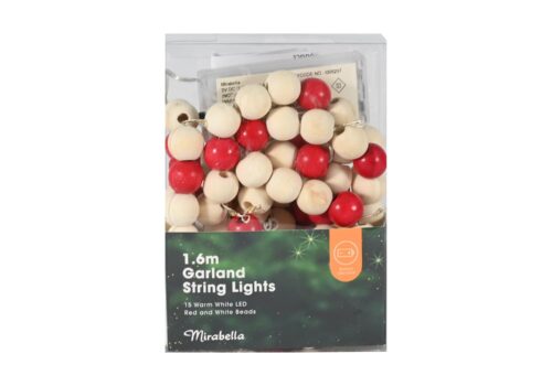1.6m Garland String Lights (2 Assorted Designs)